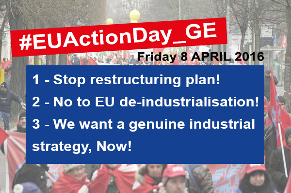 European Action Day @ General Electric: 8 April 2016