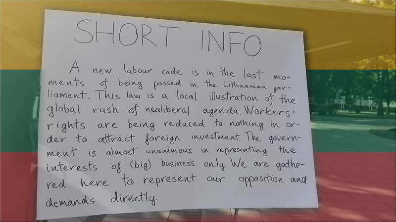 Threat to workers’ rights in Lithuania