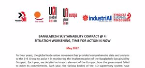 IndustriAll Europe calls on European Union to act on Bangladesh Sustainability Compact