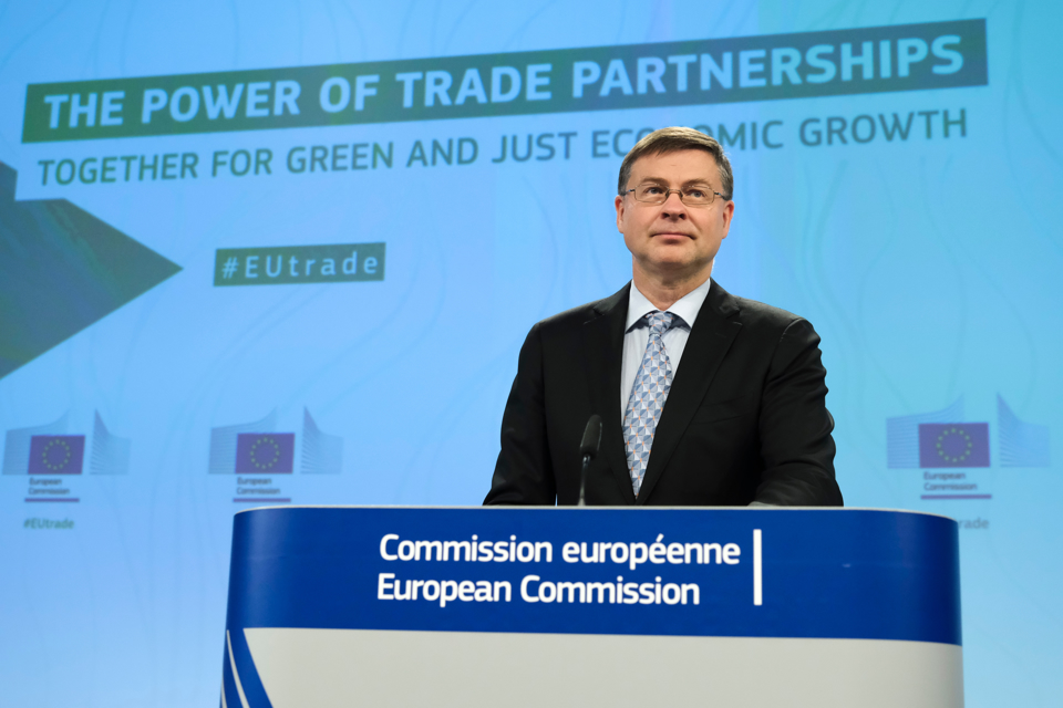 Executive Vice-President of European Commission Valdis Dombrovskis