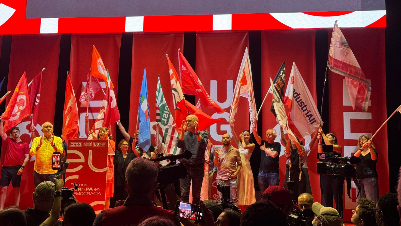 Workers send rallying cry for a different Europe